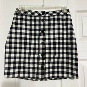 Checkered Skirt